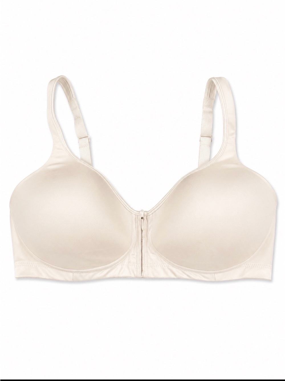Vanity Fair Cream Underwire Bra with Light Support no underwire comfort SZ 36D